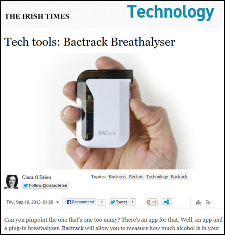 The Emerald Isle Welcomes BACtrack Mobile