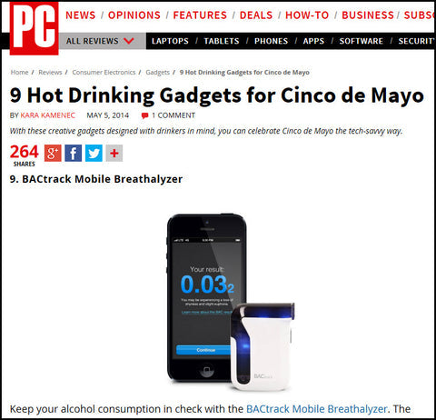 BACtrack Mobile Breathalyzer Deemed Muy Caliente for Cinco de Mayo