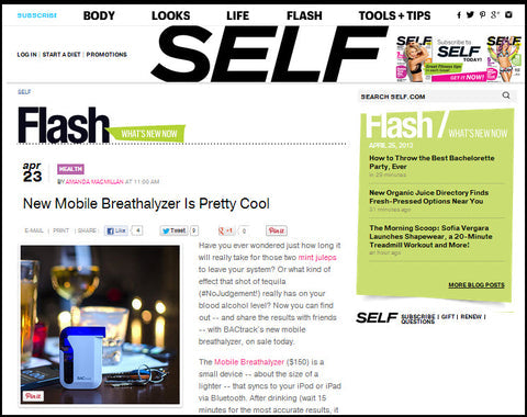 Self Declares BACtrack Mobile "Pretty Cool"