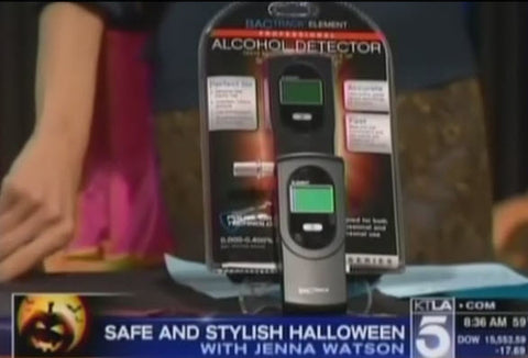 KTLA Chooses BACtrack Element for a Safe and Stylish Halloween