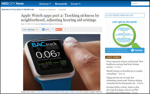 BACtrack for Apple Watch Makes a Splash