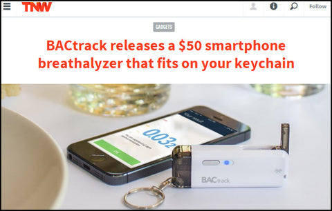 The Next Web States BACtrack Vio Could Save Lives