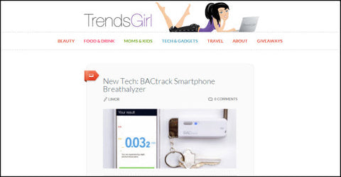 BACtrack Vio on TrendsGirl