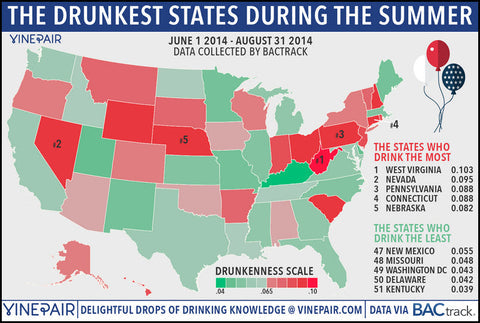 Vinepair Uses BACtrack Data to Create Map of US Consumption