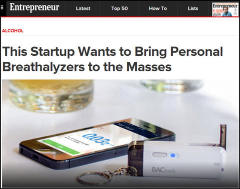BACtrack Vio Debuts in Entrepreneur
